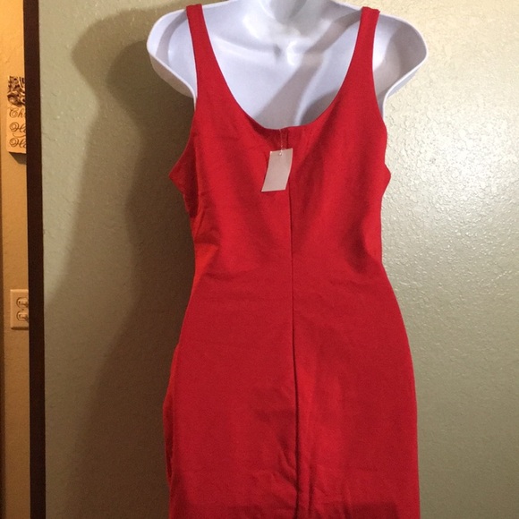 Charlotte Russe red midi tank dress - Picture 4 of 7
